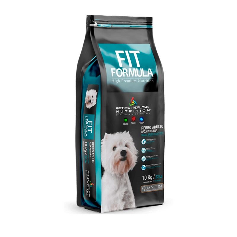 Fit Formula Adulto Razas Pequeñas Fit Formula Adulto Raza Pequeña es un alimento completo y balanceado, desarrollado con ingredientes de alta digestibilidad para maximizar la capacidad de su mascota de absorber nutrientes. Este alimento está diseñado específicamente para satisfacer todos los requerimientos nutricionales de los perros adultos de raza pequeña en mantención, asegurando que su compañero peludo se mantenga saludable, activo y feliz.