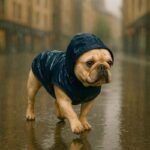 Impermeable-para-Perro-Azul Impermeable para Perro Azul