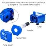 bomba-para-fuente-de-agua.jpg Bomba para Fuente de Agua Inteligente es la bomba de repuesto para las Fuentes de Agua: IT102, IT101, D6609 y similares. El repuesto que necesitas cuando la vida útil de tu bomba llega a su fin. La bomba está diseñada con tecnología de motor única, ultra silenciosa (por debajo de 40 dB). Tiene 4 ventosas fuertes para una fácil instalación, cable de alimentación para un uso fácil