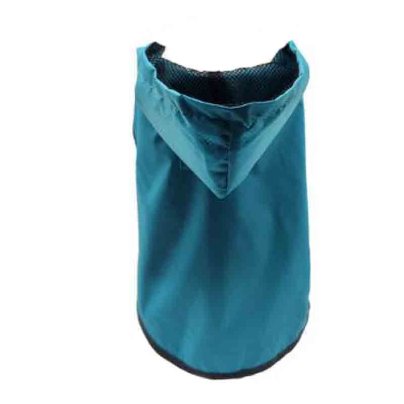 Impermeable-Perro-Celeste-1.jpg Impermeable para Perro Celeste con Gorro