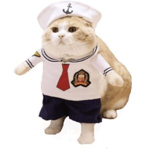 Disfraz para Perro, disfraz Para gato Marinero