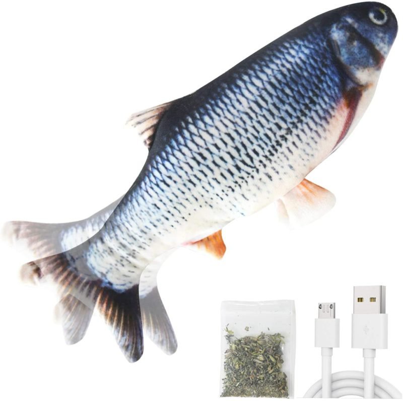 Pescado-para-gato-Interactivo.jpg El Pescado para Gato Interactivo es una innovadora solución de entretenimiento para tu felino. Este juguete interactivo combina la diversión con la estimulación mental y física, proporcionando una experiencia de juego que imita el movimiento realista de un pescado.