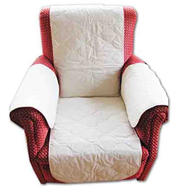 Cubresillón Reversible para Sofá reversible, ideal para proteger tu sillón de pelos, rayones y suciedad. Fácil de instalar, lavable y sin velcro. Perfecto para hogares con perros o gatos. ¡Encuéntralo en Animal Lovers Chile!