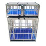 jaula-hospitalaria-veterinaria Jaulas para Hospitalización Veterinaria son jaulas resistentes para perros, están hechas de acero inoxidable y tienen todas las piezas soldadas, lo que significa que nuestra jaula para perros puede evitar que incluso los perros se escapen.