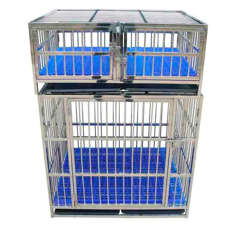 jaula-hospitalaria-veterinaria Jaulas para Hospitalización Veterinaria son jaulas resistentes para perros, están hechas de acero inoxidable y tienen todas las piezas soldadas, lo que significa que nuestra jaula para perros puede evitar que incluso los perros se escapen.