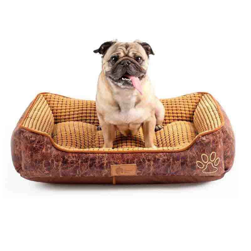 Camas-con-Borde-para-Perros.5 Cama lavable para perro pequeño con bordes, talla S, Hoopet