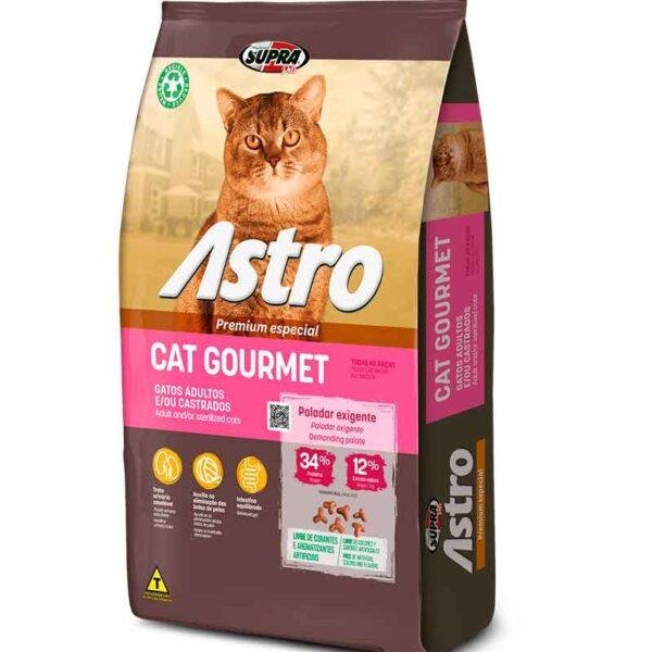Astro Cat Gourmet para gatos esterilizados con control urinario